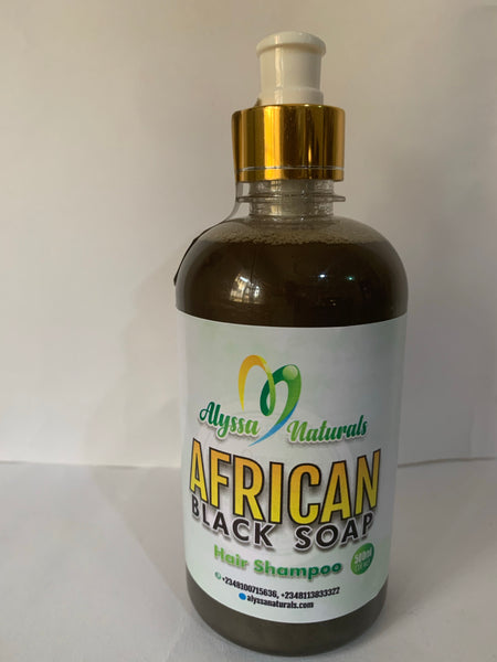 African Black Soap Hair Shampoo - alyssaglownaturally.com