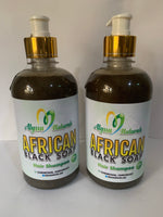 African Black Soap Hair Shampoo - alyssaglownaturally.com